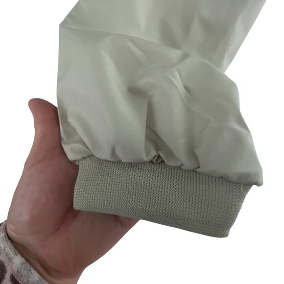 Turfer Sport Mens XL V-Neck Windbreaker Pullover Jacket Light Gray Sporty Casual - Picture 5 of 9